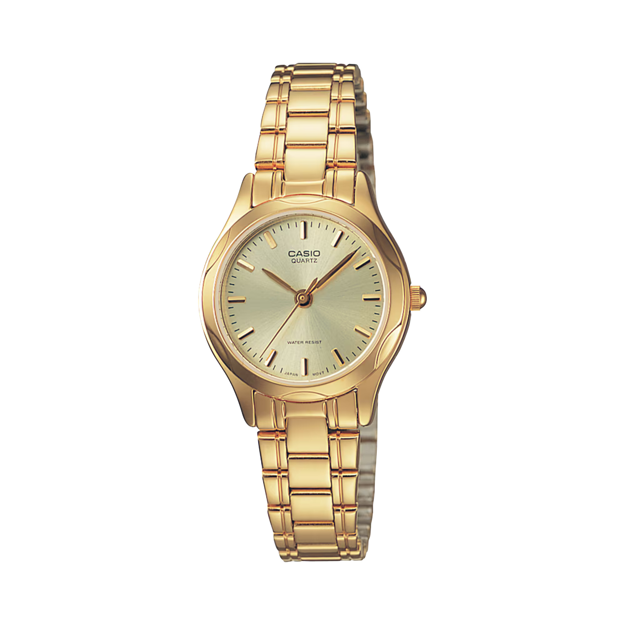 Casio LTP-1275G-9A Classic Analog Golden Ladies Chain Watch